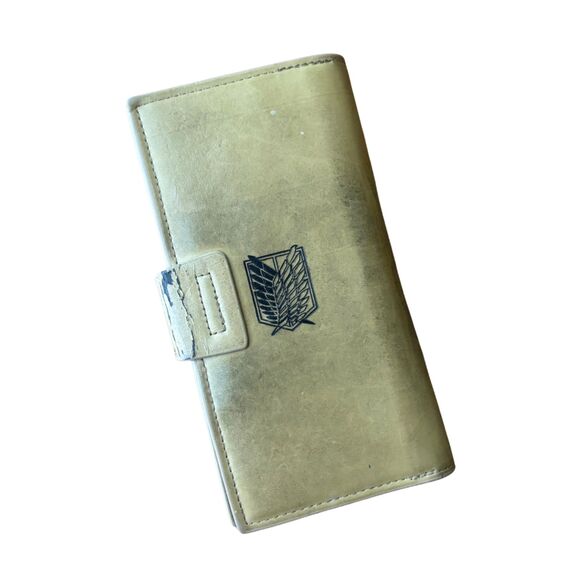 Attack on Titan Wallet | Wall Maria Eren Jaeger Anime Manga Leather Long Wallet - Picture 2 of 9